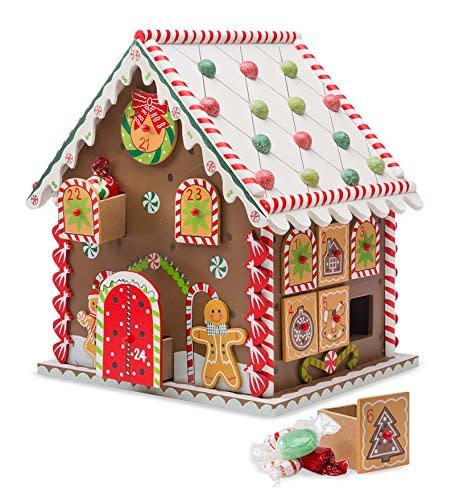 Wooden Gingerbread House Countdown to Christmas Advent Calendar (Amazon / Amazon)