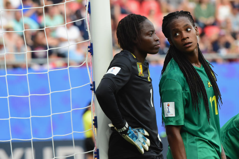 During the 2019 FIFA Women's World Cup France Round Of 16 match between England and Cameroon at Stade du Hainaut on June 23, 2019 in Valenciennes, France.