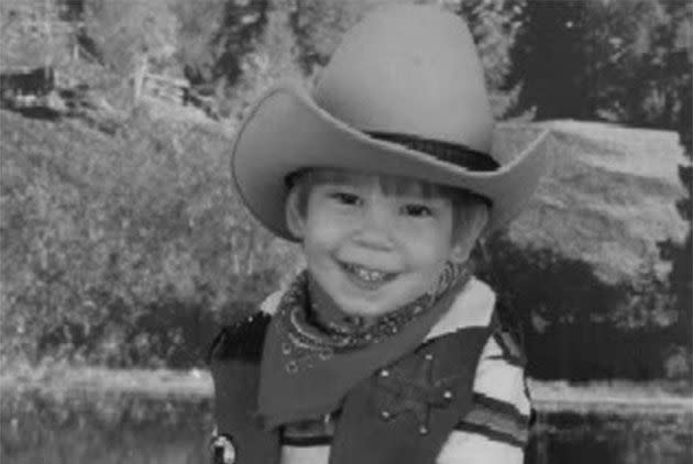 Christopher Milke was shot in the desert at the age of four. Photo: Supplied