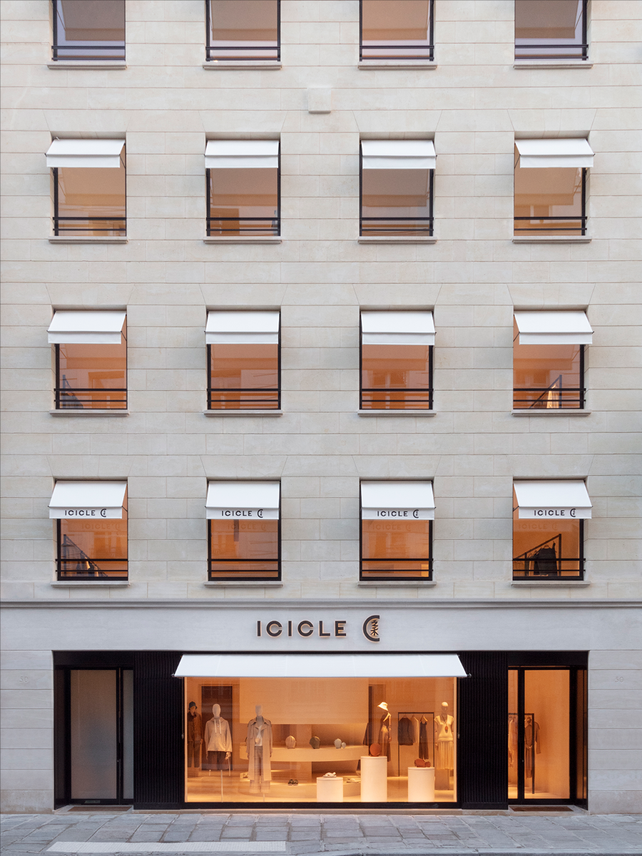 The Icicle flagship on Faubourg du Saint Honoré