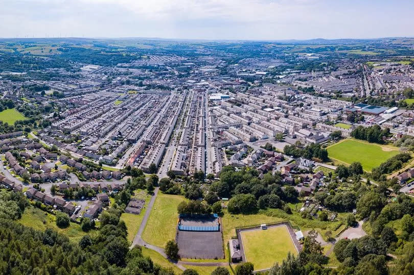 Aerial view of Hyndburn. Pic: Hyndburn BC