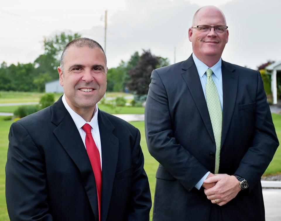 If elected, Ontario County sheriff candidate Silvio Palermo, left, will have Investigator Bill Wellman serve as undersheriff.
