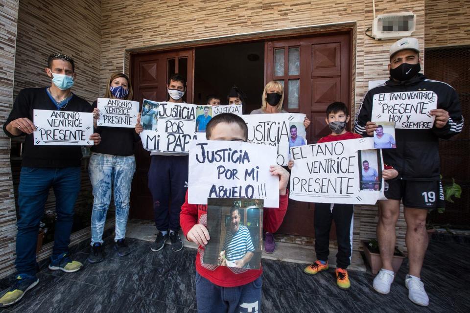 La familia de Antonio Ventrice reclama justicia; el hombre fue asesinado el 2 de septiembre pasado frente a su casa, en Rafael Castillo