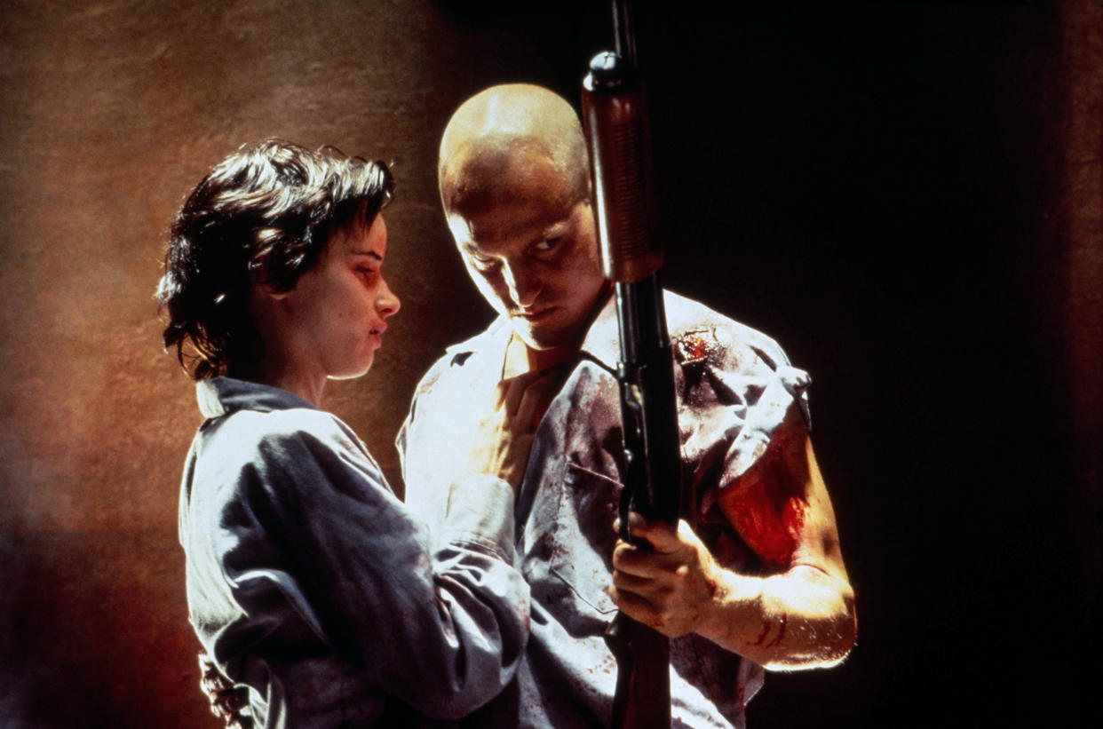 Lewis and Harrelson as Mallory and Mickey in Natural Born Killers. (Warner Bros./Courtesy Everett Collection)
