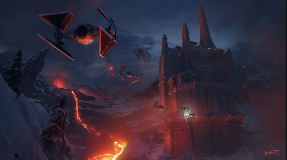 Will we visit Vader’s castle in Episode 9? (credit: Disney)