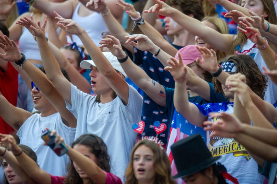 Bearden's student cheering section is the best in town, Jones says.