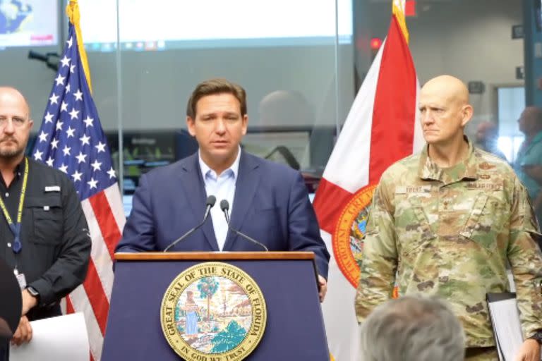 El gobernador de Florida Ron DeSantis.