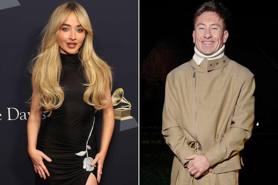 <p>Amy Sussman/Getty; Dave Benett/Getty</p> Sabrina Carpenter; Barry Keoghan