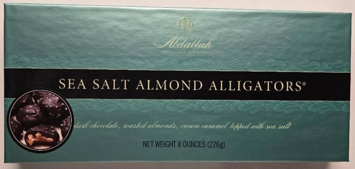 Abdallah Candies Sea Salt Almond Alligators FDA