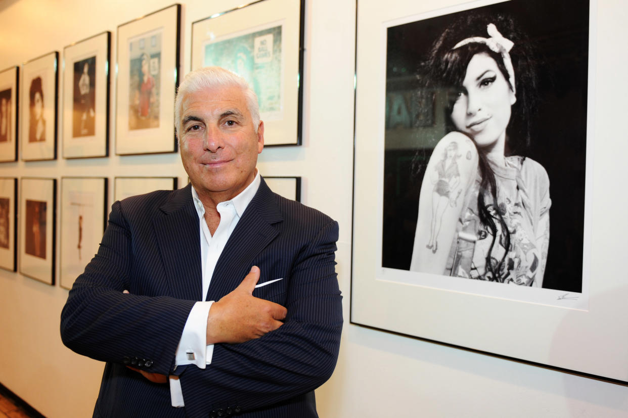 LONDON, ENGLAND - SEPTEMBER 11:  Mitch Winehouse attends the opening of The Amy Winehouse Foundation exhibition to mark her 30th birthday at The Proud Gallery on September 11, 2013 in London, England.  (Photo by Dave J Hogan/Getty Images)