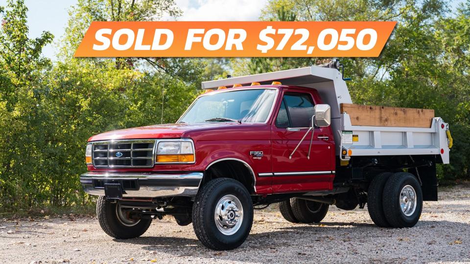 Here's Why This 1997 Ford Dump Truck Is Almost a Steal at $72K photo