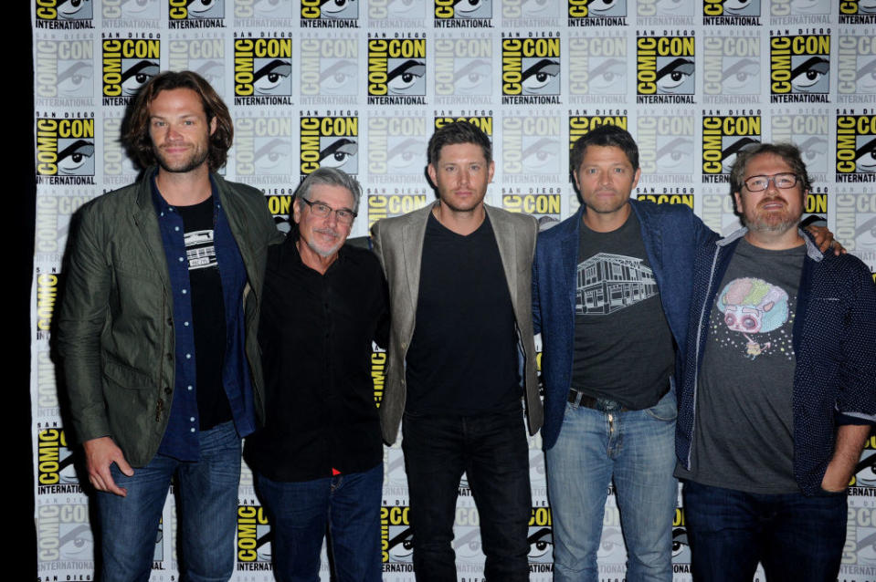 The cast of "Supernatural"