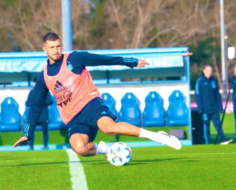 Guido Rodríguez es parte de cada convocatoria de Lionel Scaloni a la selección argentina