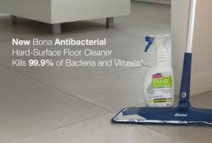 While some traditional antibacterial cleaners use alcohol or chlorine to kill bacteria and viruses, Bona Antibacterial Hard-Surface Floor Deep Cleaner is a safer formulation with zero alcohol or chlorine that cleans without any harsh chemical smell.