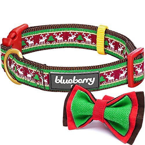 Christmas Santa Claus's Reindeer Dog Collar