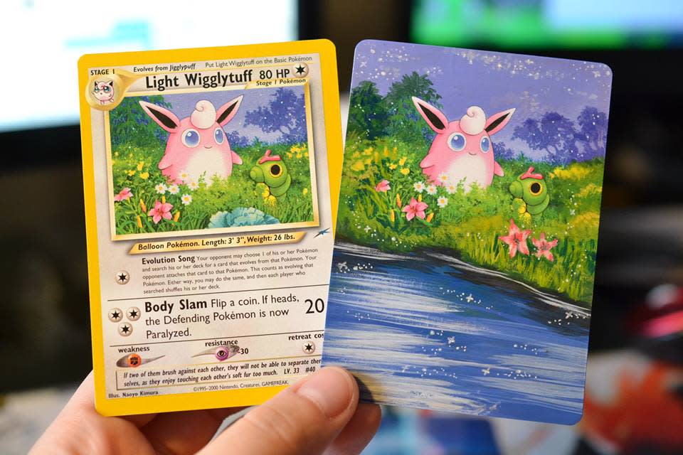 These Pokémon fans are turning their old trading cards into