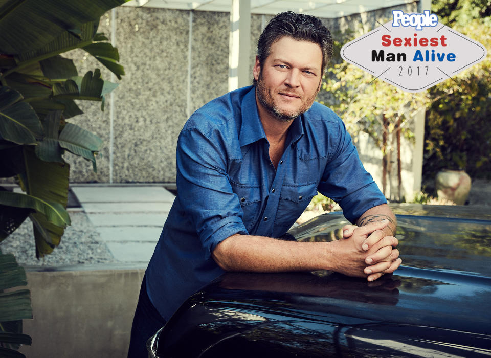 Many people were upset about Blake Shelton being crowned ‘sexiest man alive’. Copyright: [People]