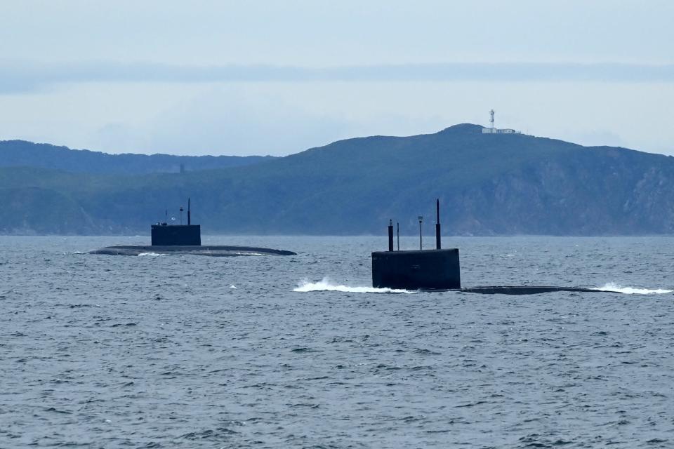 Russian submarines Vostok Pacific Vladivostok