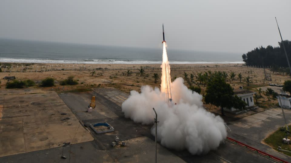 In November 2022, Skyroot Aerospace launched India's first privately built rocket, Vikram-S. - Skyroot Aerospace Pvt. Ltd.