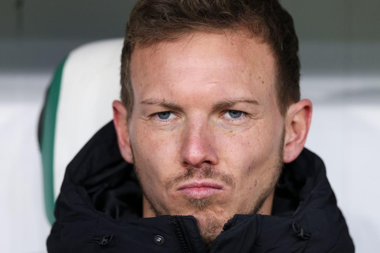 Bayern-Coach Julian Nagelsmann empfängt mit den Bayern die Überraschungsmannschaft aus Berlin. Union kommt punktgleich mit dem Rekordmeister nach München. (Bild: 2023 Getty Images/Maja Hitij)