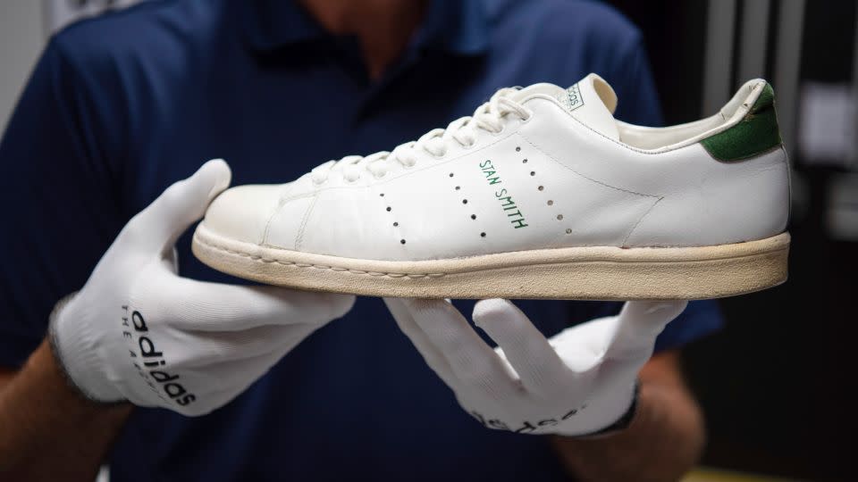 A now rare Stan Smith-Robert Haillet sneaker. - Nicolas Armer/picture-alliance/dpa/AP