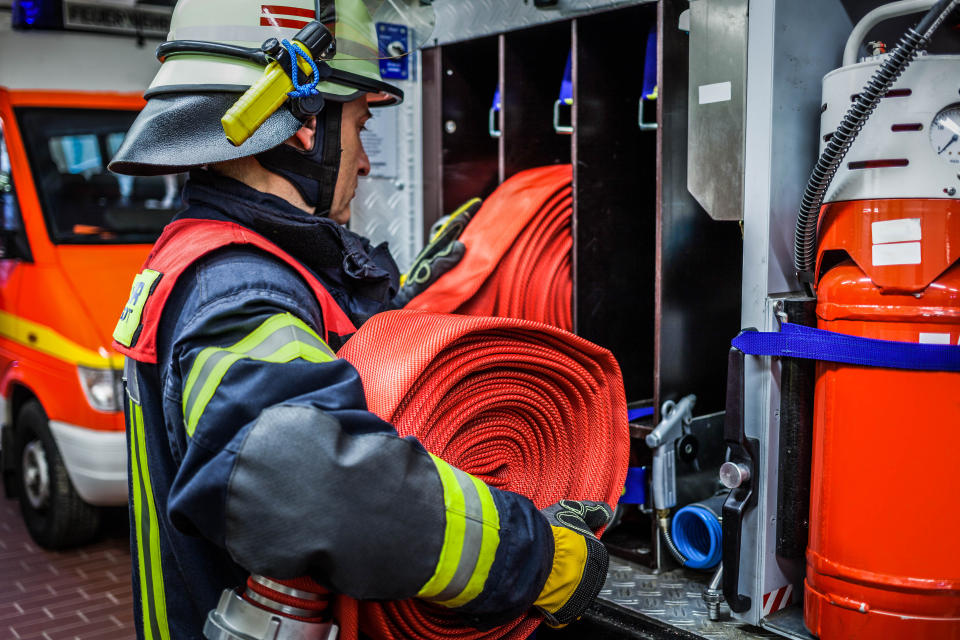 Was verdient so ein Feuerwehrmann eigentlich? (Symbolbild: Getty Images)