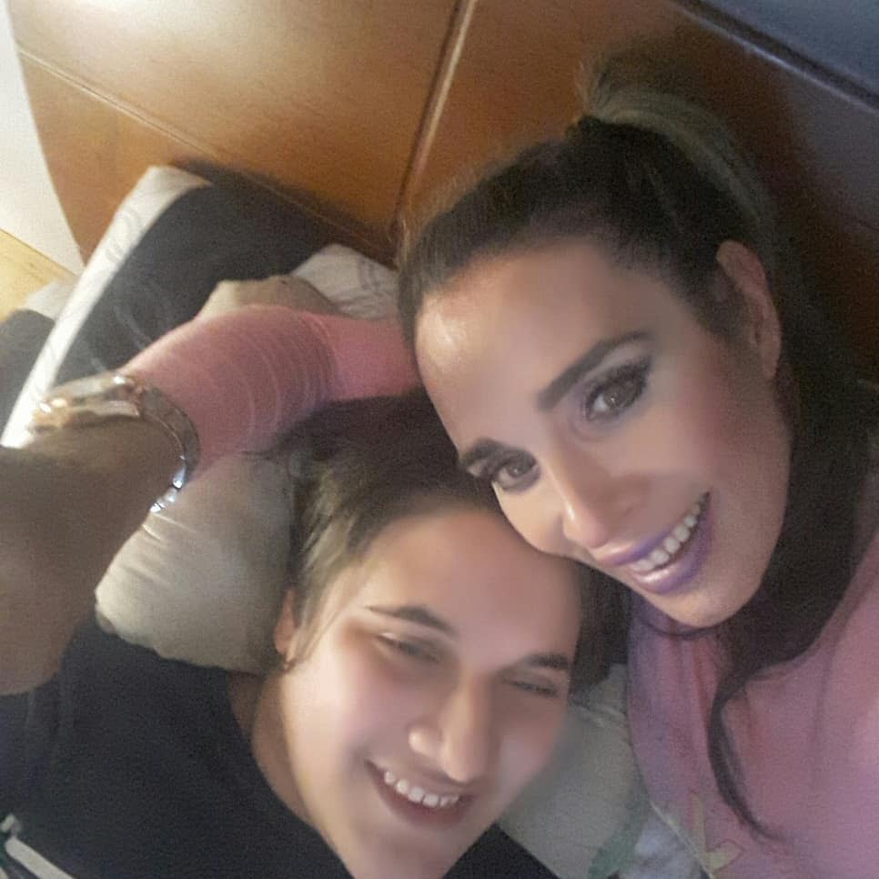 Luly Bossa y su hijo Angelo. Foto: Luly Bossa/Instagram