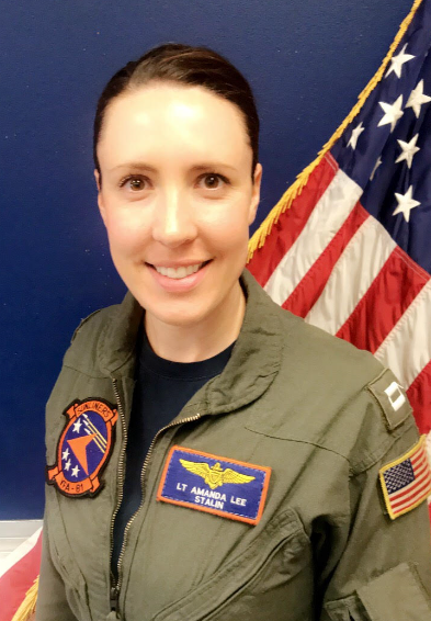On Monday, Lt. Amanda Lee made history as she was named the Blue Angel's first woman F/A-18E/F demonstration pilot.