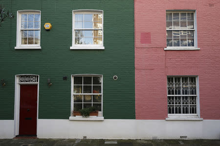 FILE PHOTO: Houses are seen in London, Britain January 19, 2017. REUTERS/Stefan Wermuth