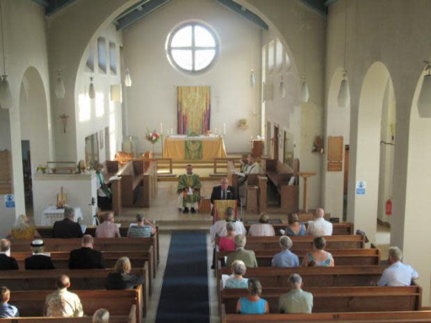 The Argus: How the church has looked for the last 60 years. Picture: St Nicholas Church