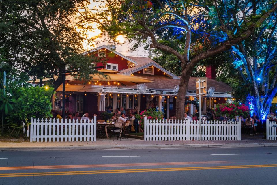 A twinkling Thanksgiving is offered at the iconic DaDa restaurant in Delray Beach.