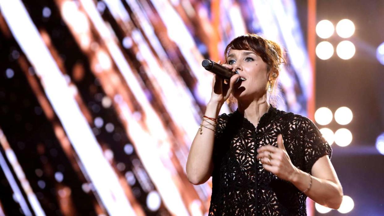 Zaz en concert à Paris en novembre 2021.