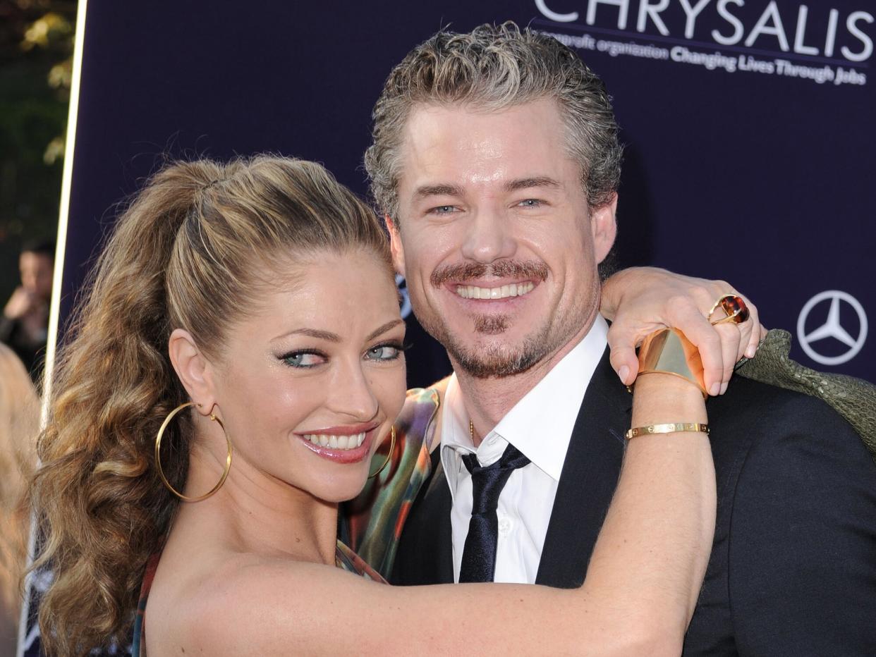 Rebecca Gayheart-Dane and Eric Dane attends the 9th Annual Butterfly Ball on June 5, 2010 in Los Angeles, California