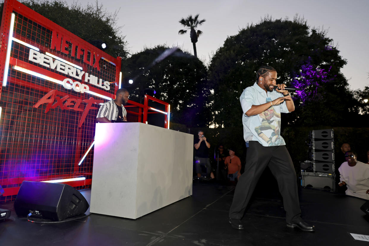 Big Sean Surprises Crowd With Set At Netflix’s Beverly Hills Cop: Axel F’ Premiere | Photo: Emma McIntyre/Getty Images for Netflix