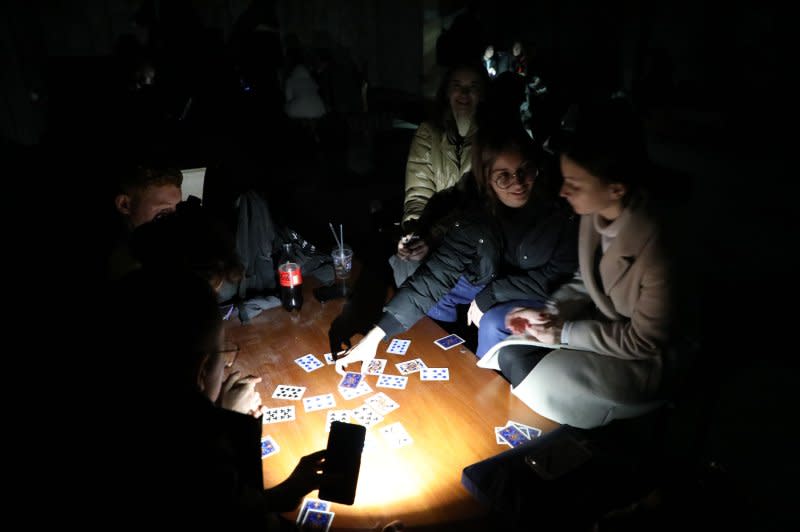 During attacks in October 2022, Ukrainian President Volodymyr Zelensky said the attacks led to "massive blackouts" throughout Ukraine, forcing officials to work quickly to repair electrical infrastructure as winter approached. Photo by Mykola Tys/EPA-EFE