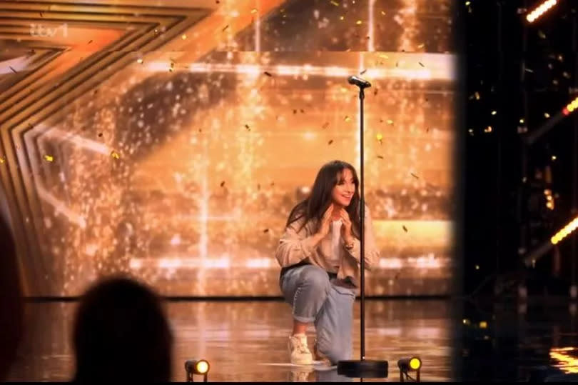 Sydnie Christmas was awarded the series' first golden buzzer -Credit:ITV