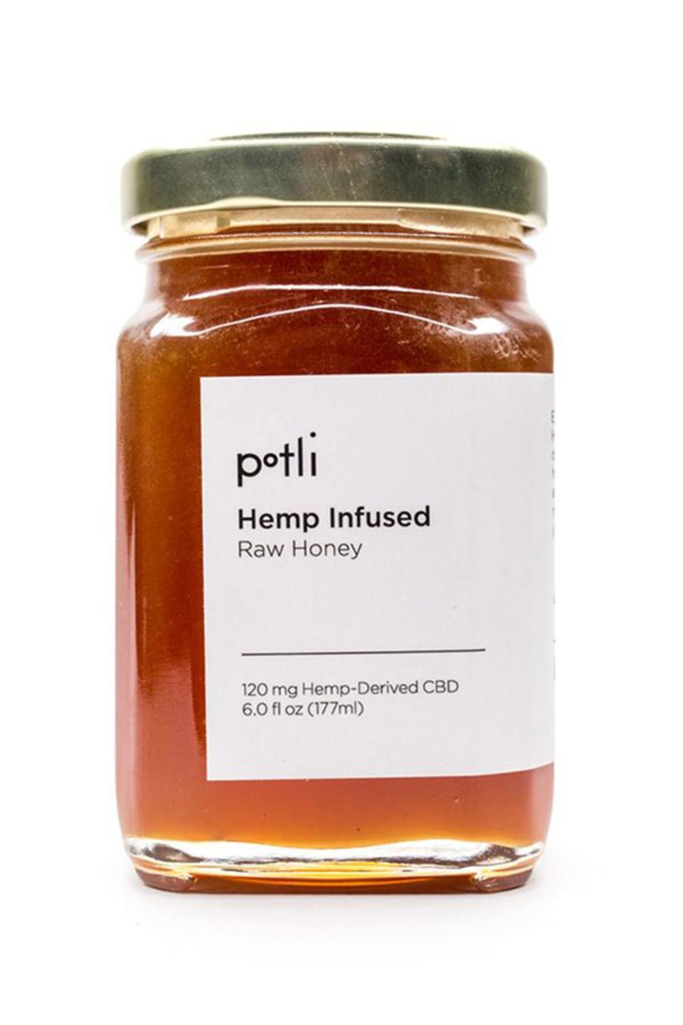 Hemp-Infused Raw Honey