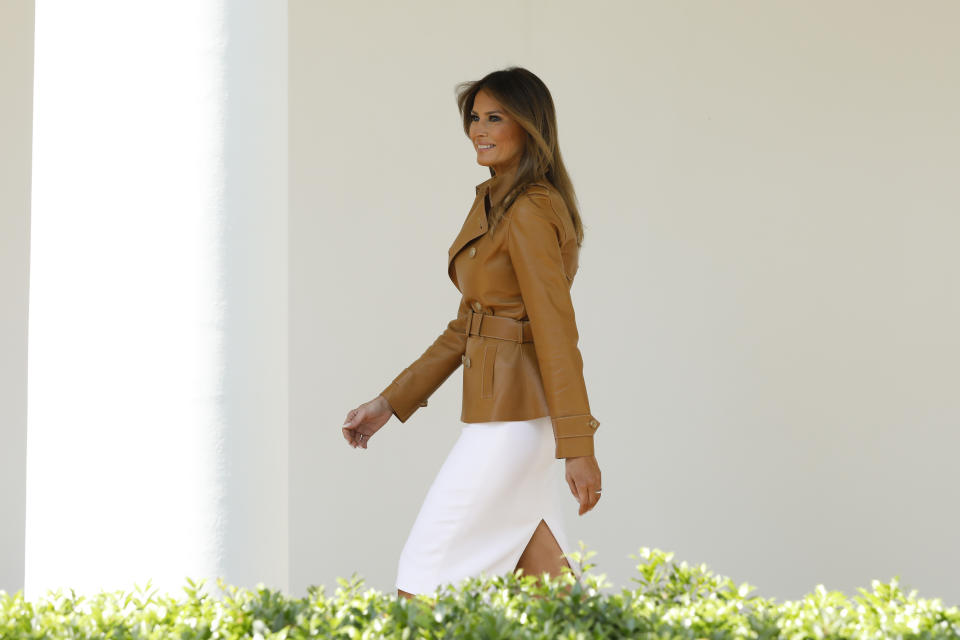 Melania Trump launched her official campaign as the first lady, to much criticism. (Photo: Getty Images)