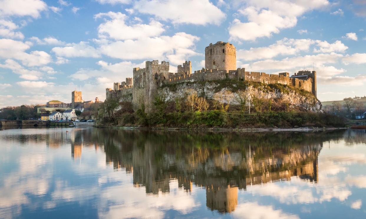 <span>A treasure trove of prehistoric material has been found beneath Pembroke Castle. </span><span>Photograph: Drew Buckley</span>