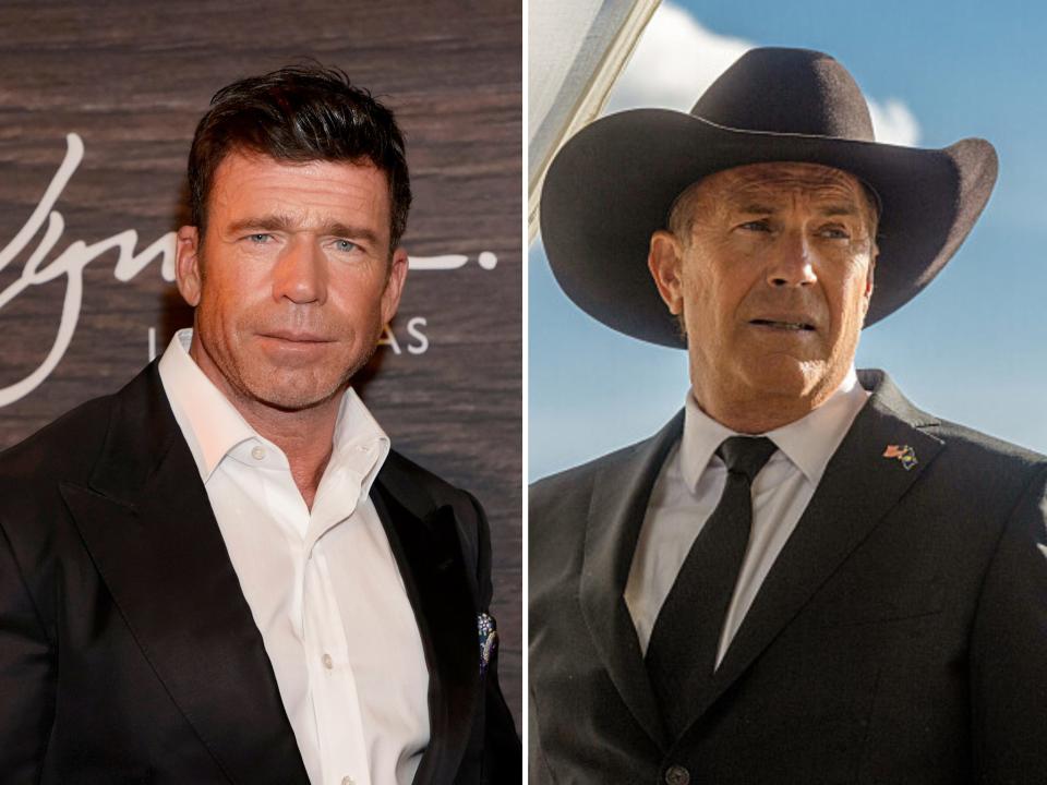 Taylor Sheridan and Kevin Costner.