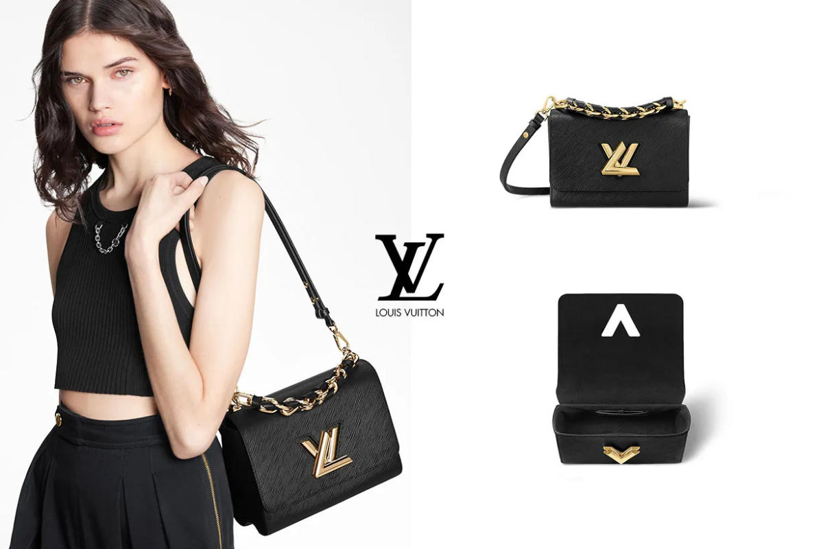 Personality Debut: The new Louis Vuitton Twist bag, with a thick gold chain, popularity soars!