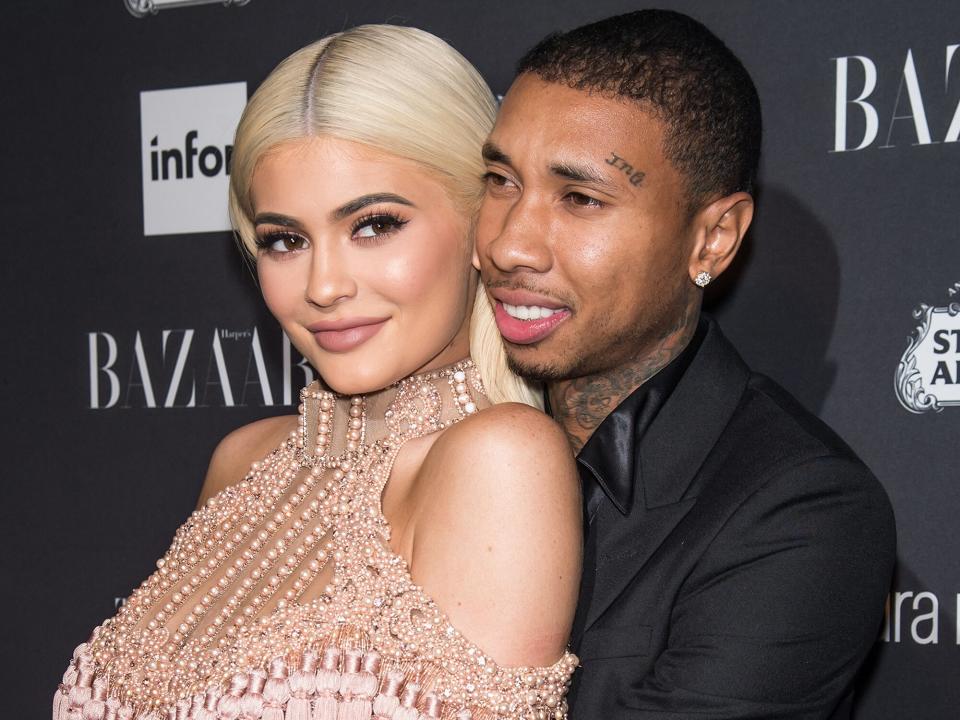 Kylie Jenner and Tyga attend Harper's BAZAAR Celebrates 'ICONS By Carine Roitfeld' at The Plaza Hotel on September 9, 2016 in New York City