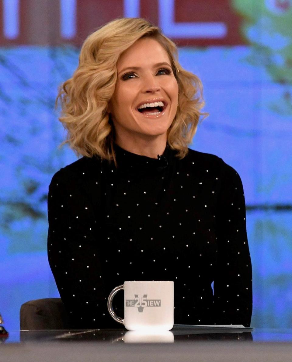 Sara Haines on set of "The View."