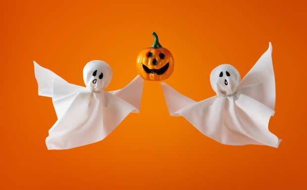 <p><a href="https://www.shutterstock.com/image-photo/halloween-ghosts-funny-pumpkin-on-orange-2037820907" rel="nofollow noopener" target="_blank" data-ylk="slk:Kolpakova Svetlana;elm:context_link;itc:0;sec:content-canvas" class="link ">Kolpakova Svetlana</a></p>