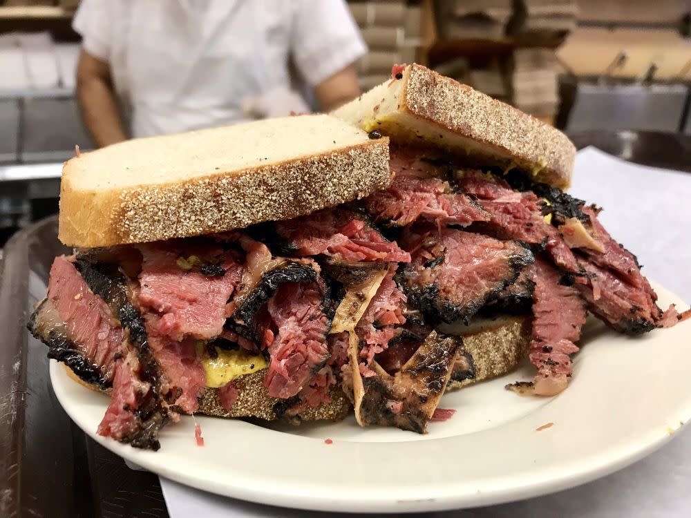 Katz Deli Pastrami on Rye