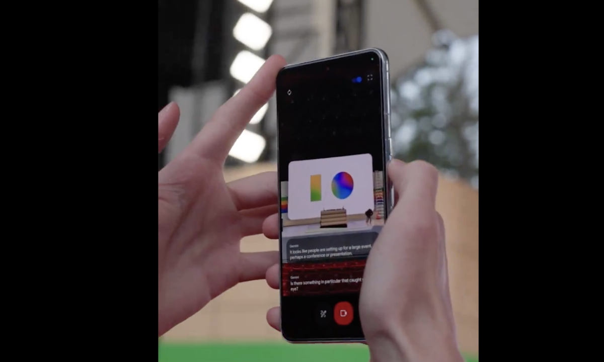 谷歌在 I/O 大会前一天展示了一项新的摄像头驱动的人工智能功能