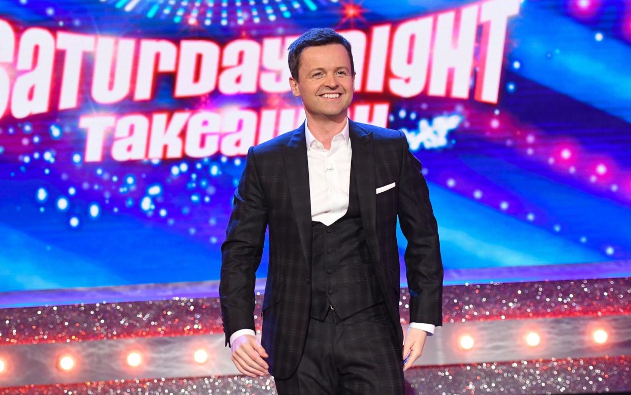 Declan Donnelly presented Saturday Night Takeaway alone for the second time - REX/Shutterstock