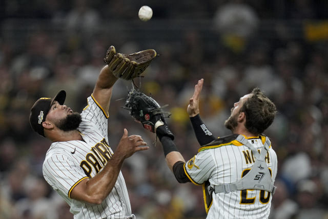 Brotherly love? Not so much between Aaron Nola and Austin Nola during NLCS