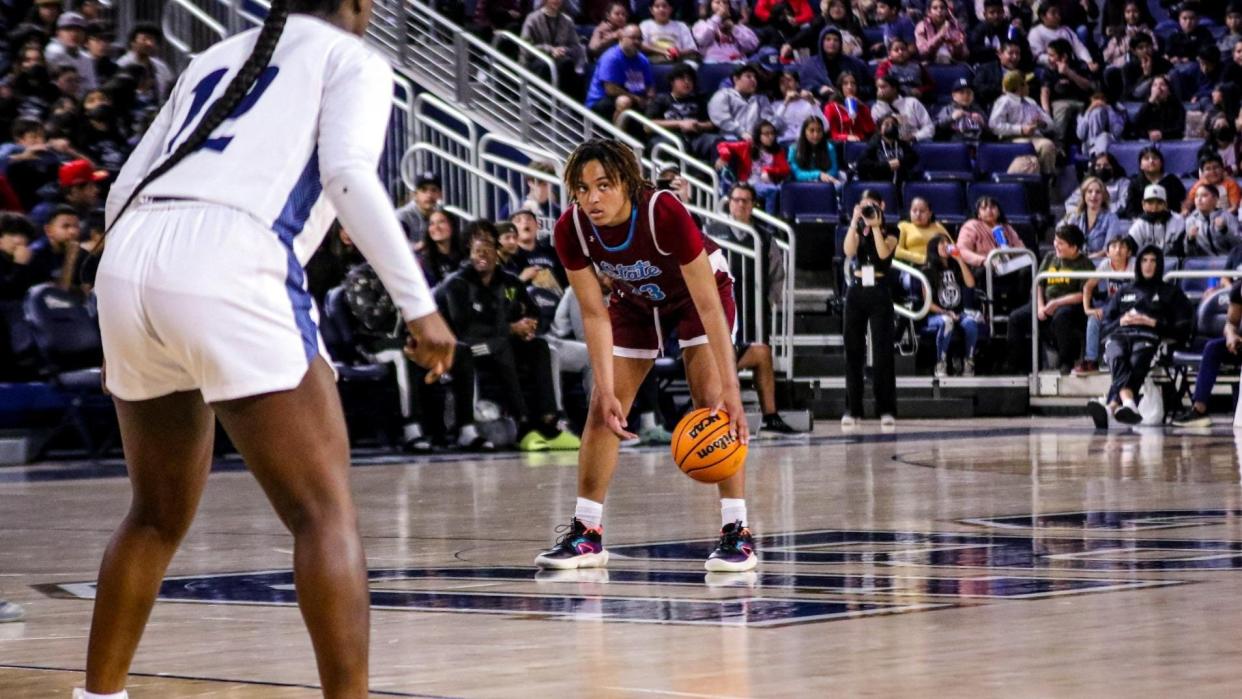 The New Mexico State women's basketball team beat California Baptist on the road on Thursday.