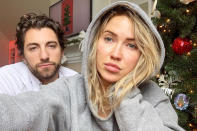 <p>The former Bachelorette revealed on Christmas Eve that she and her boyfriend had <a href="https://people.com/tv/kaitlyn-bristowe-jason-tartick-diagnosed-covid/" rel="nofollow noopener" target="_blank" data-ylk="slk:tested positive for COVID-19;elm:context_link;itc:0;sec:content-canvas" class="link ">tested positive for COVID-19</a>. "Unfortunately, this is our Christmas card this year," she wrote alongside a selfie of the pair in front of their Christmas tree. </p> <p>"We have Covid," Bristowe, 35, wrote in the post. "Jason and I had been trying to quarantine before seeing family. We thought we were making a responsible decision to have ONE person over, who had been tested daily for work. Negative tests 4 days in a row. The day we saw her, she became positive which we all found out the next day. Now, like many, we will spend Christmas by ourselves."</p> <p>"We just want to let everyone know that we thought we were being safe, but covid is bigger than us," the <i>Dancing with the Stars</i> champ continued. "Today, We are thinking of everyone who is spending the holidays alone, anyone who is sick or overcoming something, (as 2020 has taught us to overcome a lot), and all of the healthcare workers who have been away from family, taking care of others for months, and months now. We will be ok!! Be safe and happy holidays!!"</p>